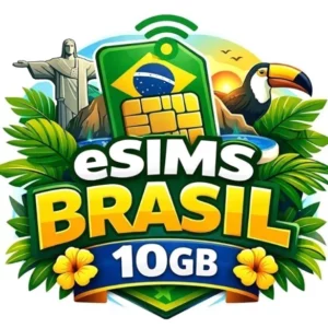 Esim Chip Virtual Internet Brasil 10gb Esims 10 Gb